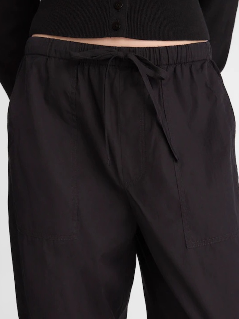 Madewell Pull-On Barrel-Leg Utility Pants in Poplin - Picture 5 of 9